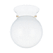 Generation Lighting GL5366EN315 White Flush Mount Ceiling Light