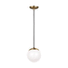 Generation Lighting S6018848 Satin Brass Mini Pendant