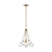 Generation Lighting S6514301848 Satin Brass Multi Light Pendant