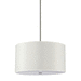 Generation Lighting GL65262962 Brushed Nickel Drum Pendant