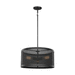 Generation Lighting GL652850312 Black Drum Pendant