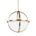 Generation Lighting GL6624603848 Satin Brass Up Light Pendant