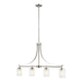 Generation Lighting S6637304962 Brushed Nickel Linear Pendant