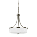 Generation Lighting GL6639103962 Brushed Nickel Up Light Pendant