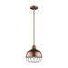 Generation Lighting GL664650144 Weathered Copper Down Light Pendant