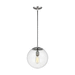 Generation Lighting GL670180104 Satin Aluminum Down Light Pendant