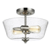 Generation Lighting GL7714502962 Brushed Nickel Semi Flush Mount Ceiling Light