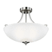 Generation Lighting GL7716503962 Brushed Nickel Semi Flush Mount Ceiling Light