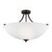 Generation Lighting GL7716504EN3710 Bronze Semi Flush Mount Ceiling Light