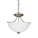 Generation Lighting GL7716602962 Brushed Nickel Up Light Pendant