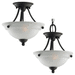 Generation Lighting GL77625782 Heirloom Bronze Semi Flush Mount Ceiling Light