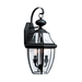Generation Lighting GL8039EN12 Black Outdoor Entrance Wall Light