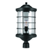 Generation Lighting GL822440112 Black Post Light