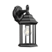 Generation Lighting GL833870112 Black Outdoor Entrance Wall Light