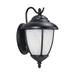 Generation Lighting GL8404912 Black Outdoor Entrance Wall Light