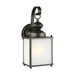 Generation Lighting GL8457071 Antique Bronze Outdoor Entrance Wall Light