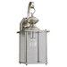 Generation Lighting GL8458965 Antique Brushed Nickel Outdoor Entrance Wall Light