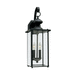 Generation Lighting GL8468EN12 Black Outdoor Entrance Wall Light