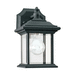 Generation Lighting GL8520012 Black Outdoor Entrance Wall Light