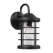 Generation Lighting GL852440112 Black Outdoor Entrance Wall Light