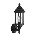 Generation Lighting GL853870112 Black Outdoor Entrance Wall Light