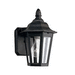 Generation Lighting GL882212 Black Outdoor Entrance Wall Light