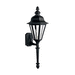 Generation Lighting GL882312 Black Outdoor Entrance Wall Light