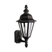 Generation Lighting GL882412 Black Outdoor Entrance Wall Light