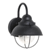 Generation Lighting GL887093S12 Black Outdoor Entrance Wall Light