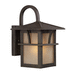 Generation Lighting GL8888051 Statuary Bronze Outdoor Entrance Wall Light