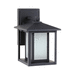 Generation Lighting GL8902912 Black Outdoor Entrance Wall Light