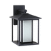 Generation Lighting GL8903112 Black Outdoor Entrance Wall Light