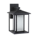 Generation Lighting GL8903197S12 Black Outdoor Entrance Wall Light