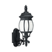 Generation Lighting GL8910212 Black Outdoor Entrance Wall Light