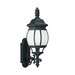 Generation Lighting GL8910312 Black Outdoor Entrance Wall Light