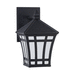 Generation Lighting GL8913112 Black Outdoor Entrance Wall Light