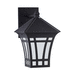 Generation Lighting GL8913212 Black Outdoor Entrance Wall Light