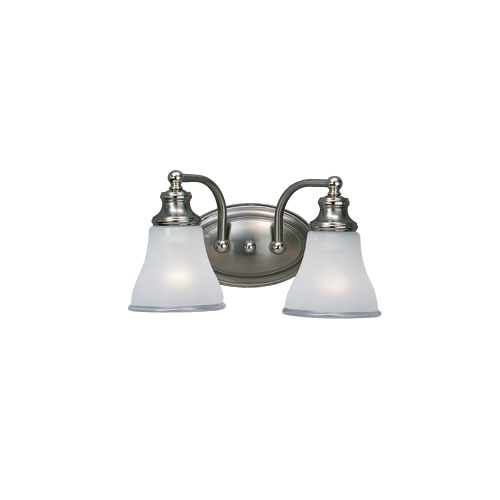 GL40010773 Alexandria 2 Bulb Bathroom Lighting - Two Tone Nickel