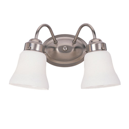 GL44019962 Westmont 2 Bulb Bathroom Lighting - Brushed Nickel