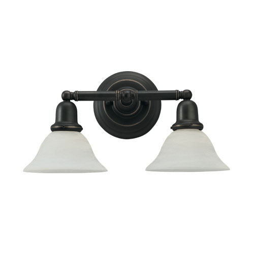 GL44061782 Sussex 2 Bulb Bathroom Lighting - Heirloom Bronze