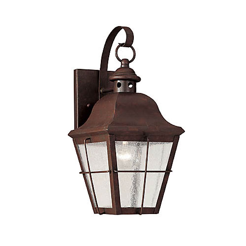 GL846244 Chatham Entrance Outdoor Wall Light - Weathered Copper