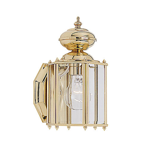 GL850702 Classico Entrance Outdoor Wall Light - Polished Brass