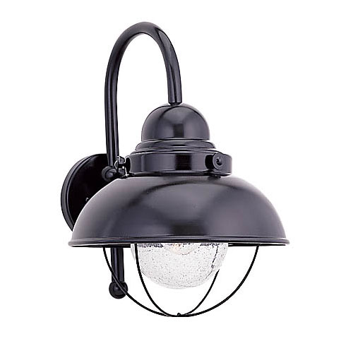 GL887012 Sebring Entrance Outdoor Wall Light - Black