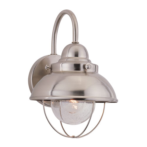 GL887098 Sebring Entrance Outdoor Wall Light - Brushed Stainless