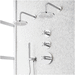 Signature Hardware SIG498404 Chrome Shower System