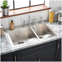 Double Bowl Kitchen Sink