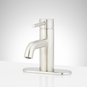 SIG483800 Lexia Single Hole Bathroom Faucet - Brushed Nickel