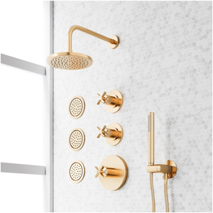 SIG498413 Vassor Shower System Shower Faucet - Brushed Gold