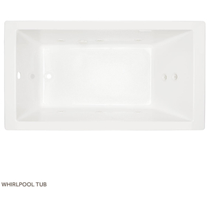 SHSKW6032WH Sitka 60'' x 32'' Whirlpool Bath - White