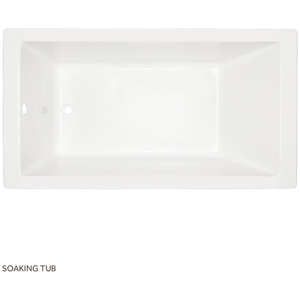 SHSKS6636WH Sitka 66" Soaking Tub - White